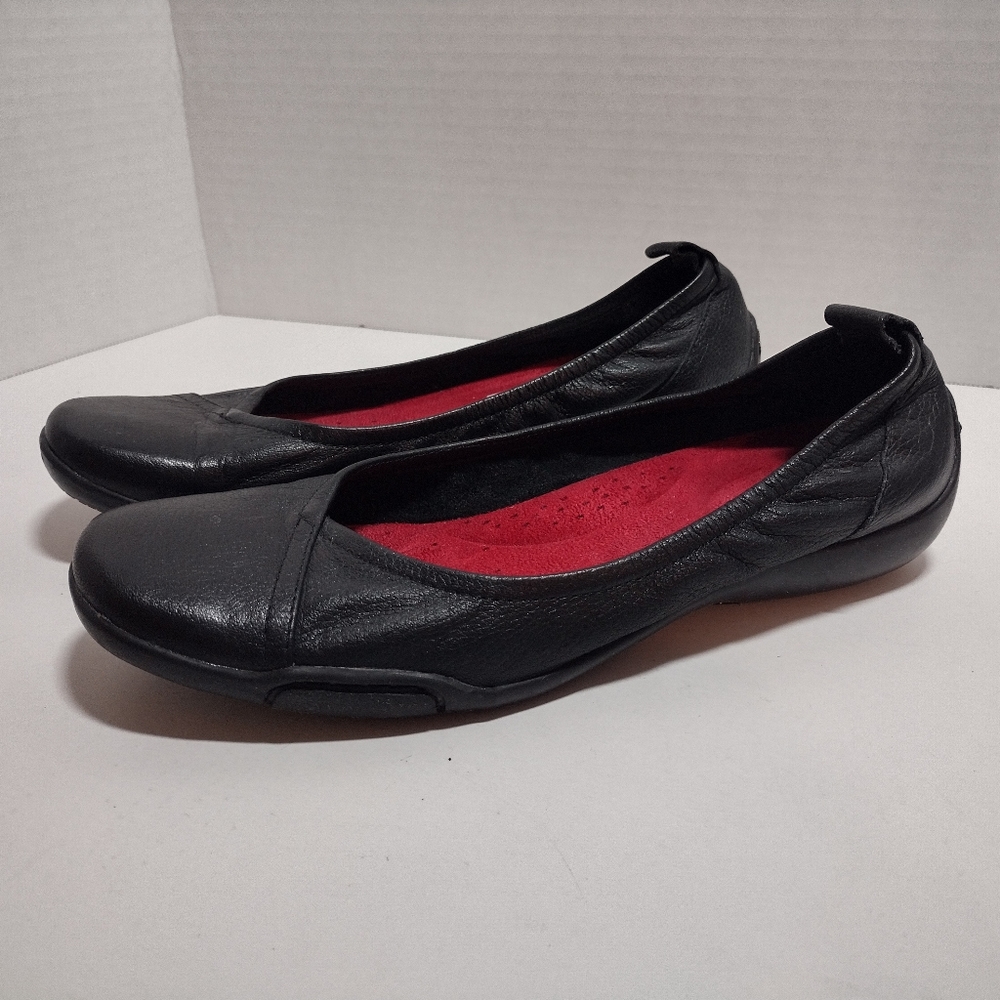 Naturalizer Creston Slip On Driving Shoes Women 8 Black Leather